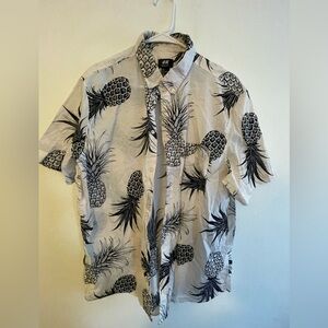 H&M Monochrome Pineapple Print Men's Shirt